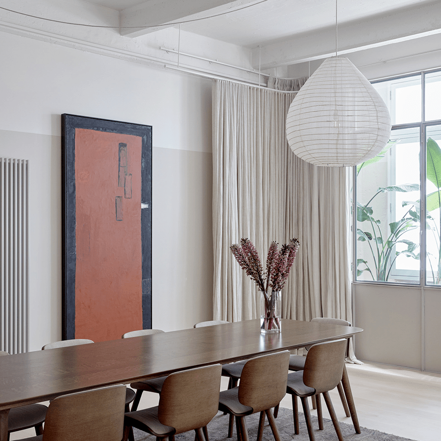 BALI LINEN LIGHT SHADE 60CM - DYKE & DEAN