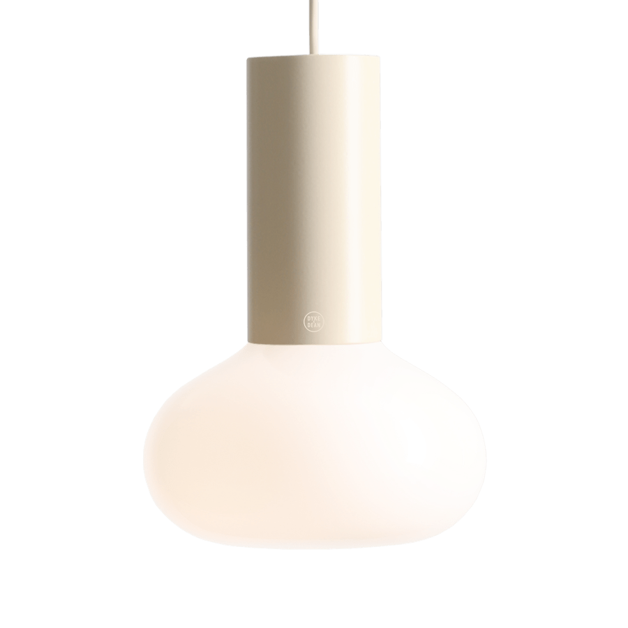 FLO OPAL GLASS ORB SMALL PENDANT LIGHT CREAM - DYKE & DEAN
