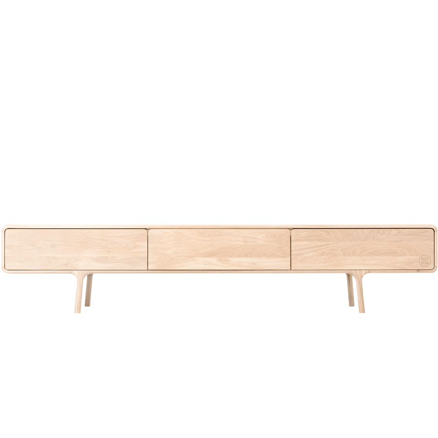 GAZZDA FAWN LOW SIDE BOARD OAK - DYKE & DEAN