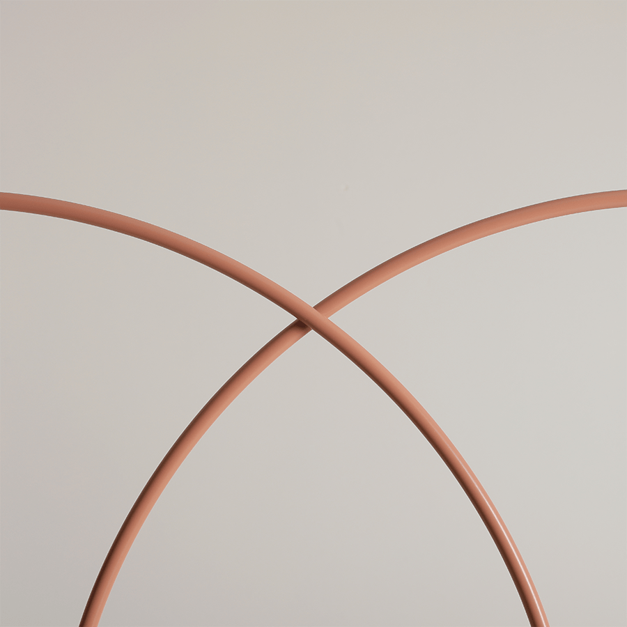 GLOBE HANGING CEILING LIGHT 4 RED - DYKE & DEAN