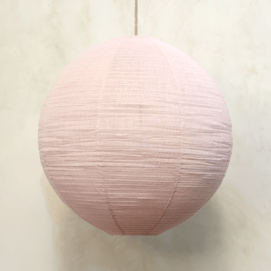 LUNA LINEN LIGHT SHADE 80CM - DYKE & DEAN