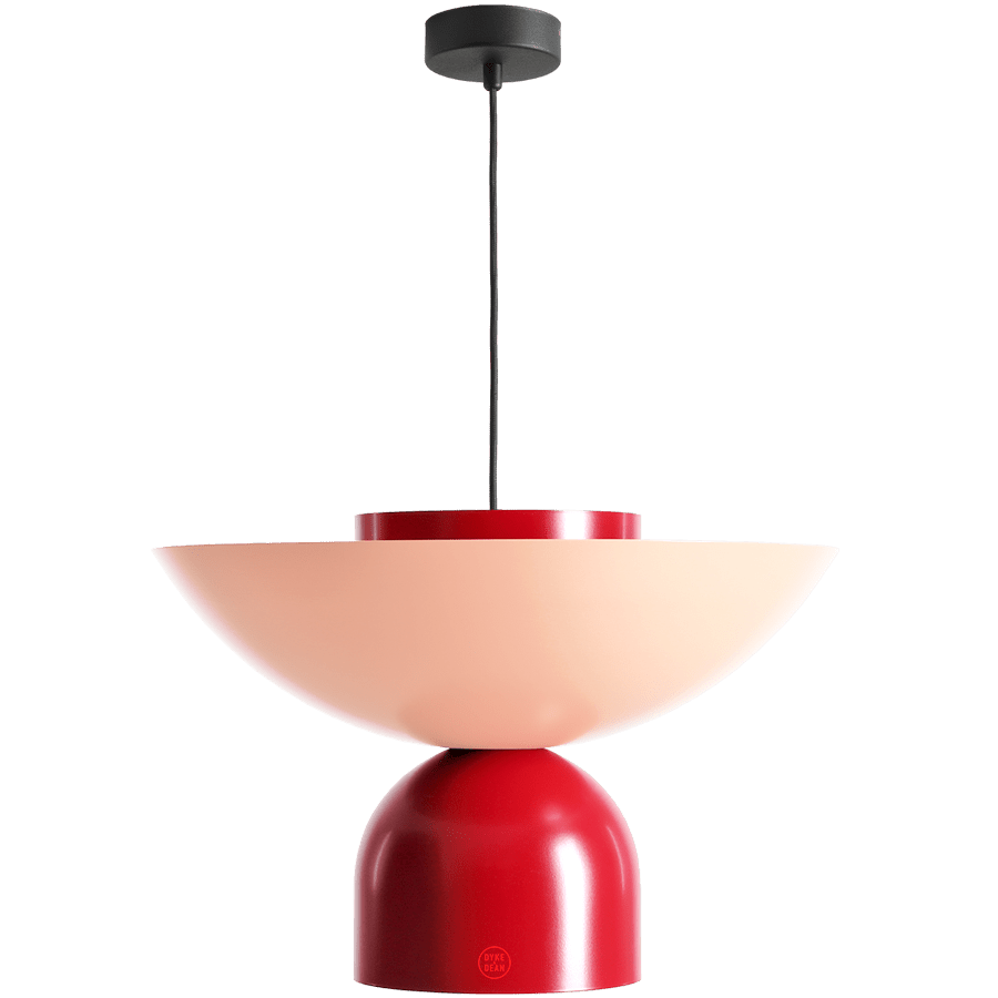 MODULAR PENDANT UTO LIGHT CORAL & RED - DYKE & DEAN