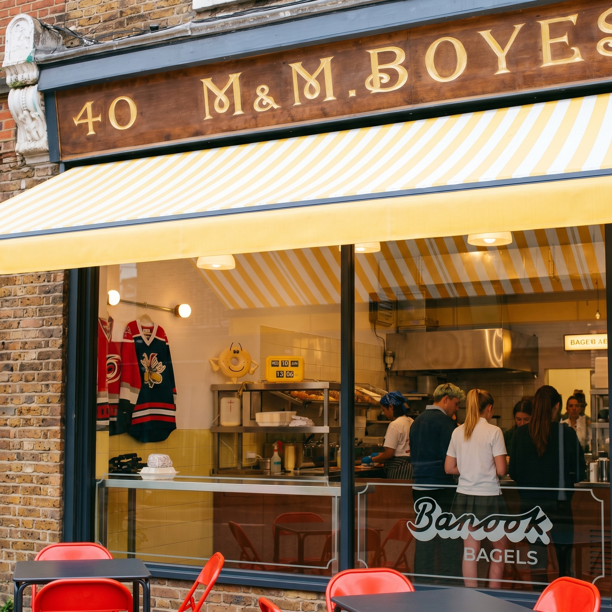 BANOOK BAGELS, LONDON | DYKE & DEAN LIGHTING SUPPLY