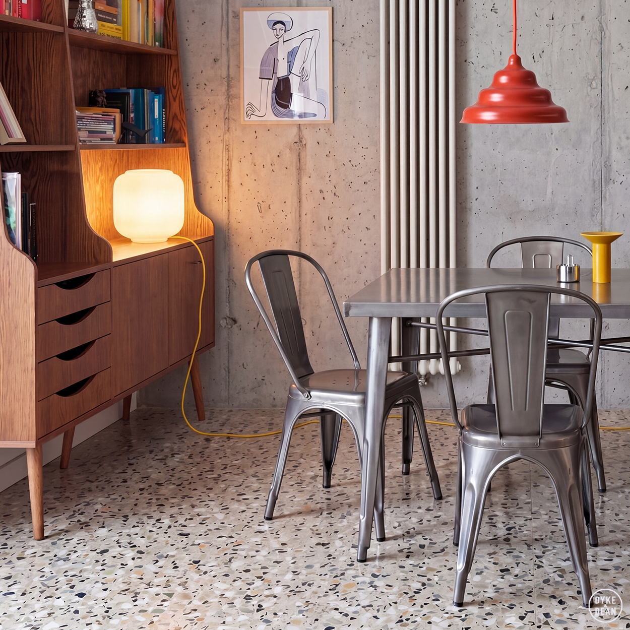 FLASK TERRACOTTA TABLE & FLOOR GLASS LIGHT