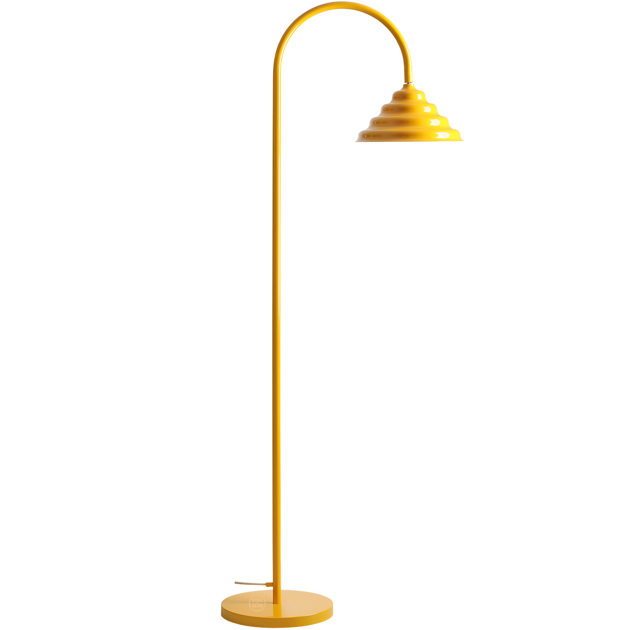 WAVE ARCH LIGHT FLOOR LAMP YELLOW