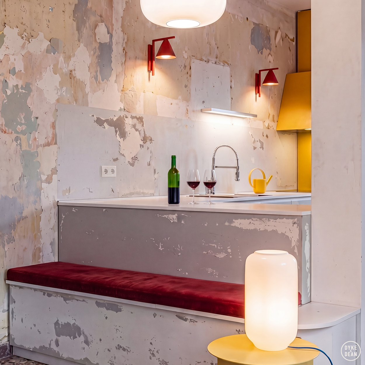 FLASK TERRACOTTA GLASS PENDANT LIGHT XL