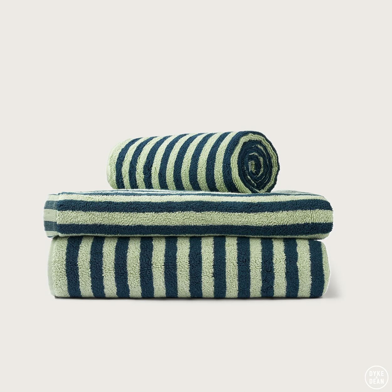 NARAM BATH TOWELS SEA FOAM & DEEP TEAL