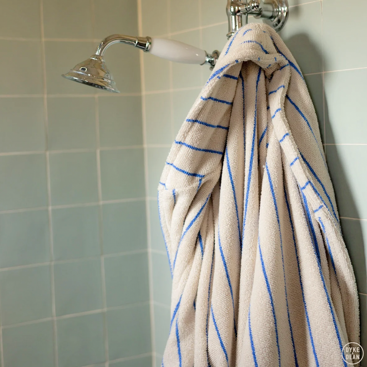 NARAM BATH ROBE MOONBEAM & ULTRAMARINE