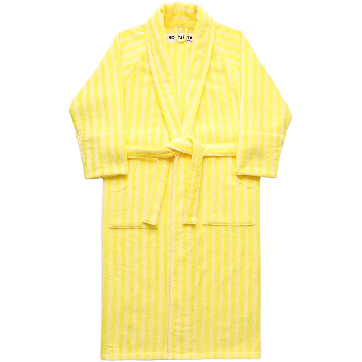 NARAM BATH ROBE PRISTINE & NEON YELLOW