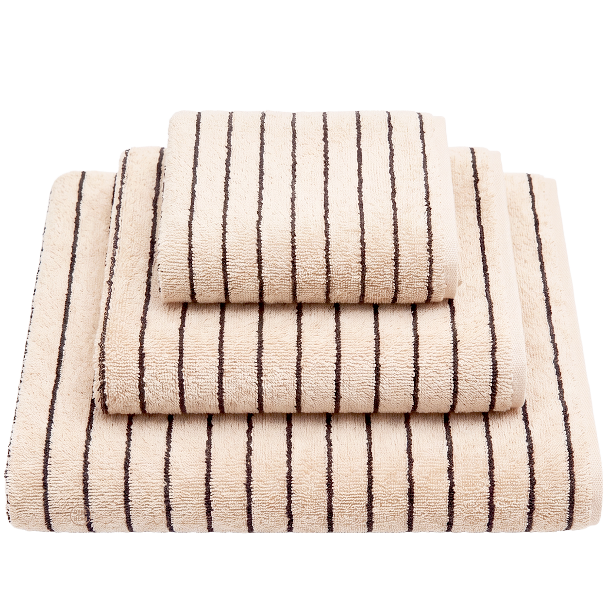 NARAM BATH TOWELS CREAM & INK