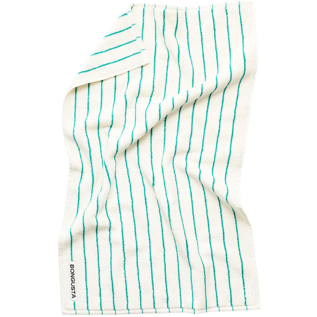 NARAM BATH TOWELS PURE WHITE & GRASS