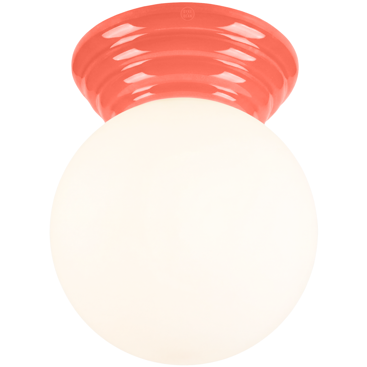 CORAL CERAMIC SCONCE WATERPROOF OPAL GLOBE CEILING LIGHT