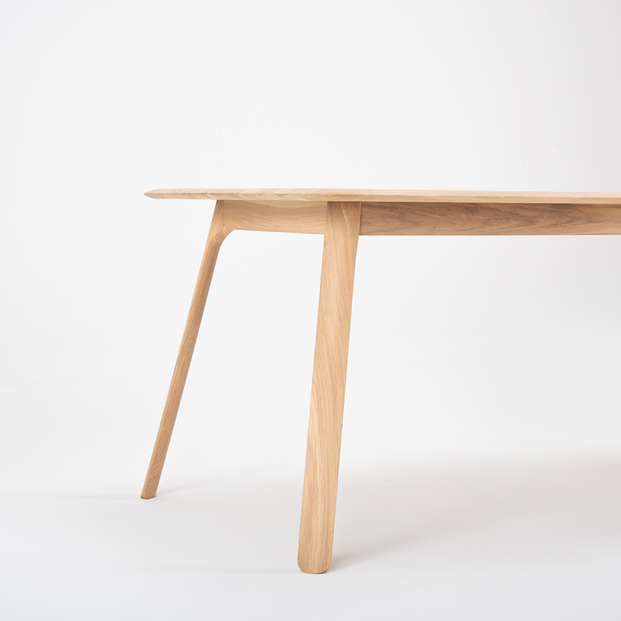 GAZZDA TESKA OAK DINING TABLE 220 X 90