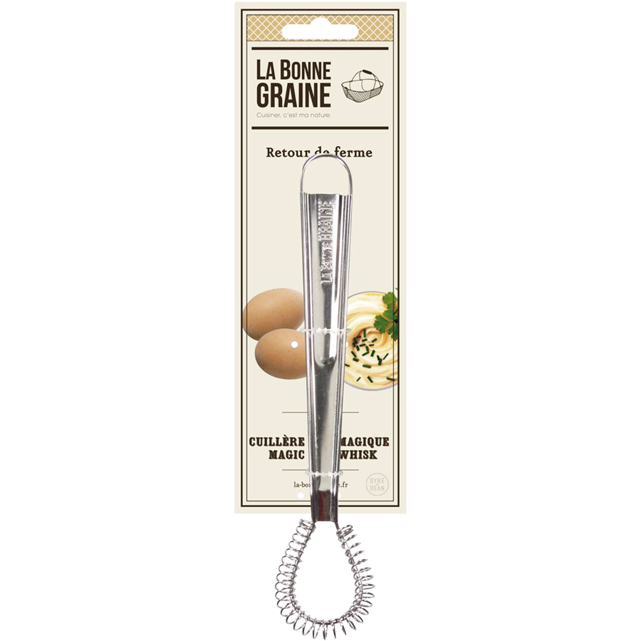 LA BONNE GRAINE MAGIC SPOON & STEEL WHISK