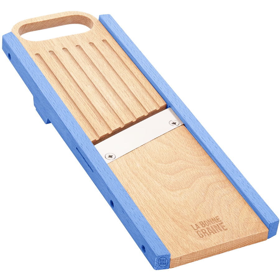 LA BONNE GRAINE WOODEN MANDOLIN KNIFE BLUE