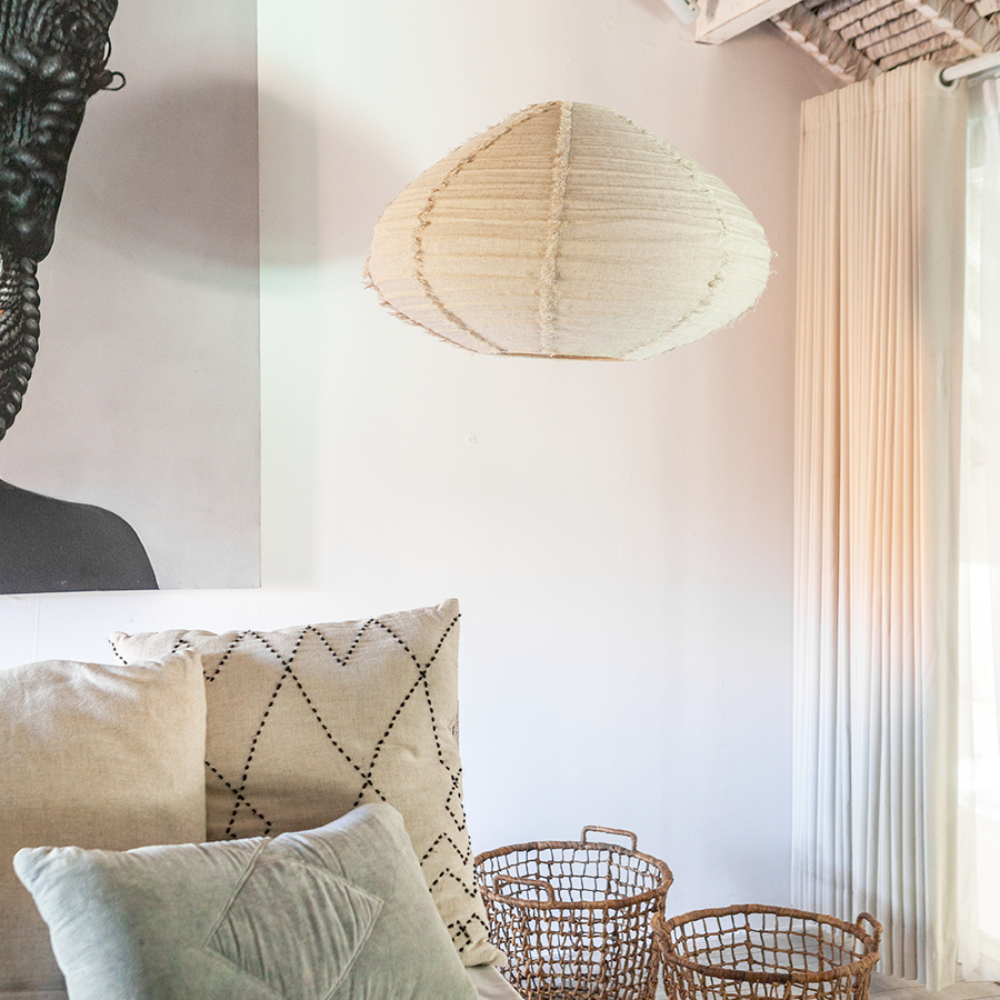 LONG BAO LINEN LIGHT SHADE LARGE