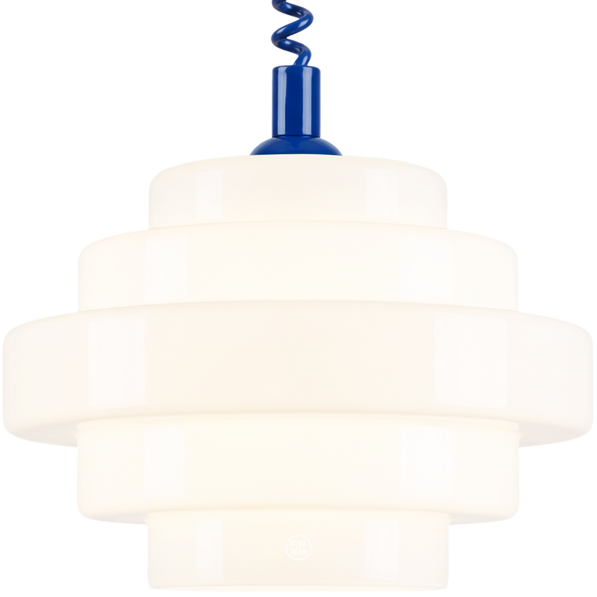 SMALL BAUHAUS OPALINE RETRACTABLE CORD LIGHT