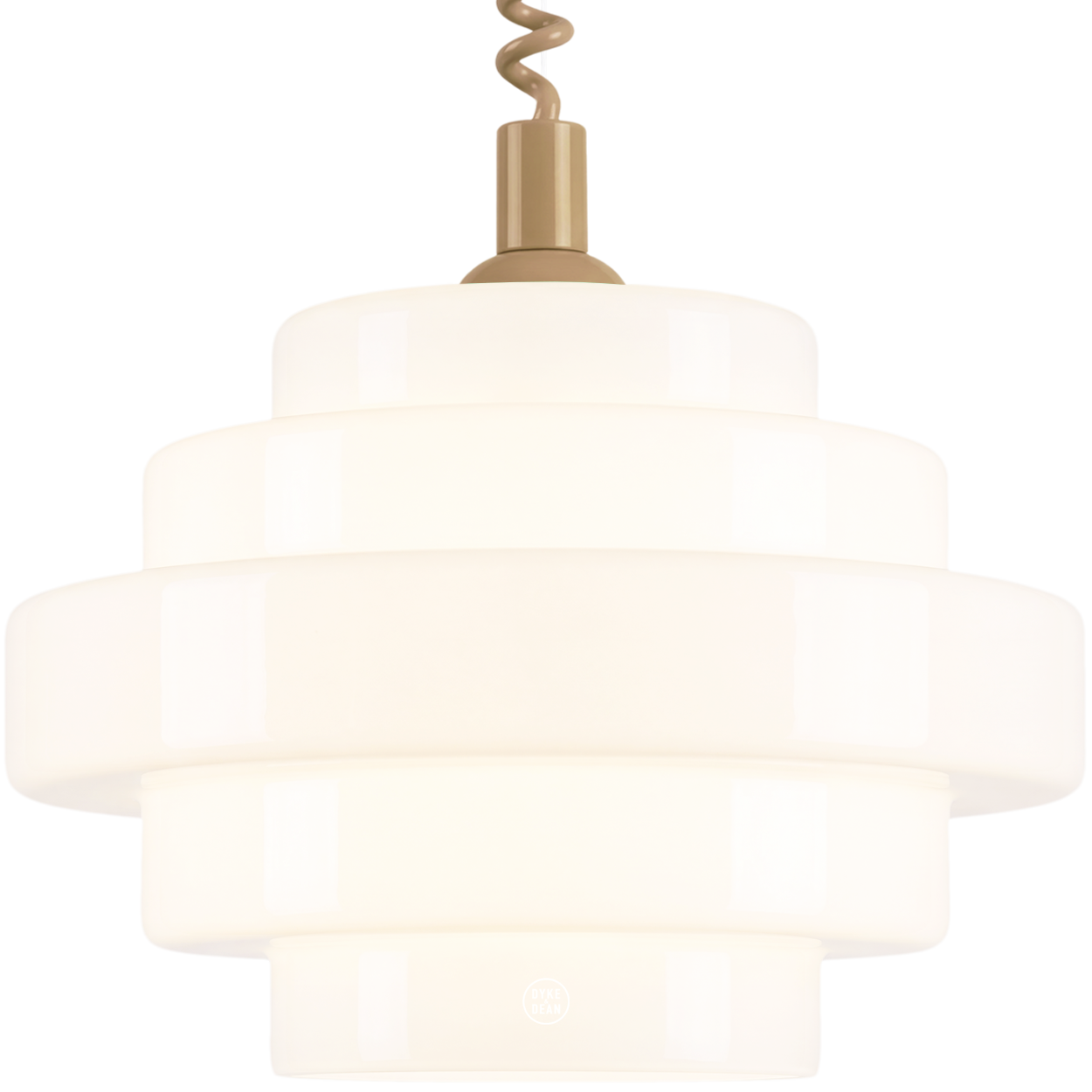 SMALL BAUHAUS OPALINE RETRACTABLE CORD LIGHT