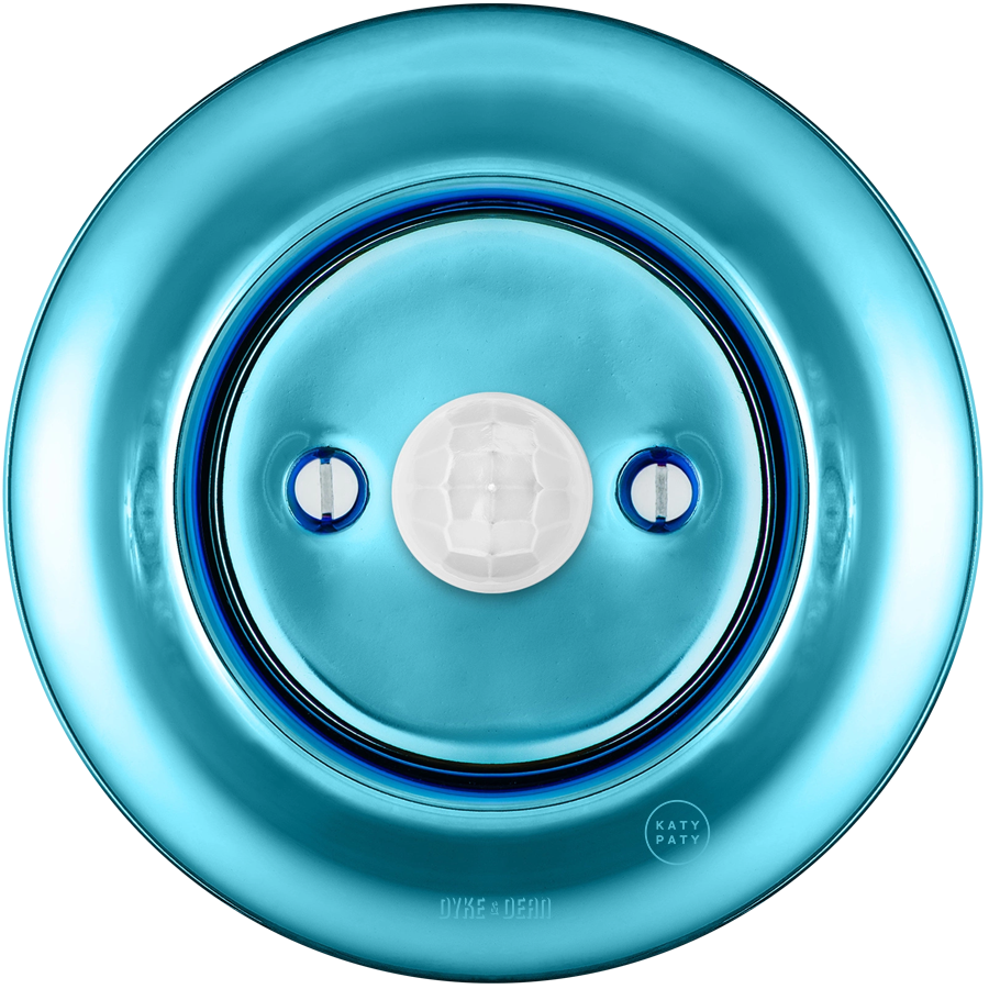 WANDSTECKDOSE AUS PORZELLAN GRAU UK