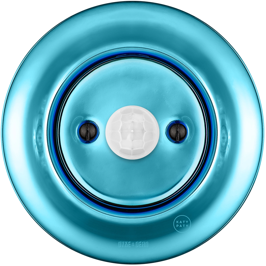 WANDSTECKDOSE AUS PORZELLAN GRAU UK