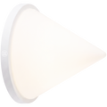 WHITE PYRAMID GLASS LIGHT
