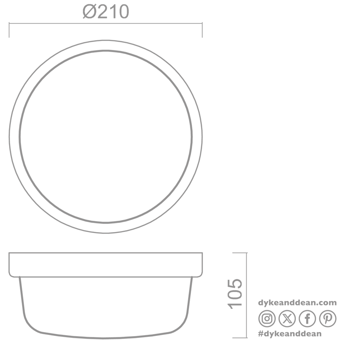 BROWN RIM ROUND WALL & CEILING BULKHEAD LIGHT