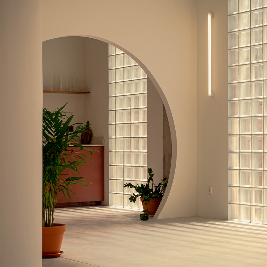 PLASTIC WHITE S14S BULB DOUBLE MOUNT 1000