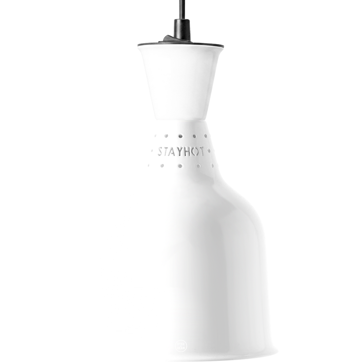 WHITE STAY HOT HEAT LAMP PENDANT CLASSIC 1222