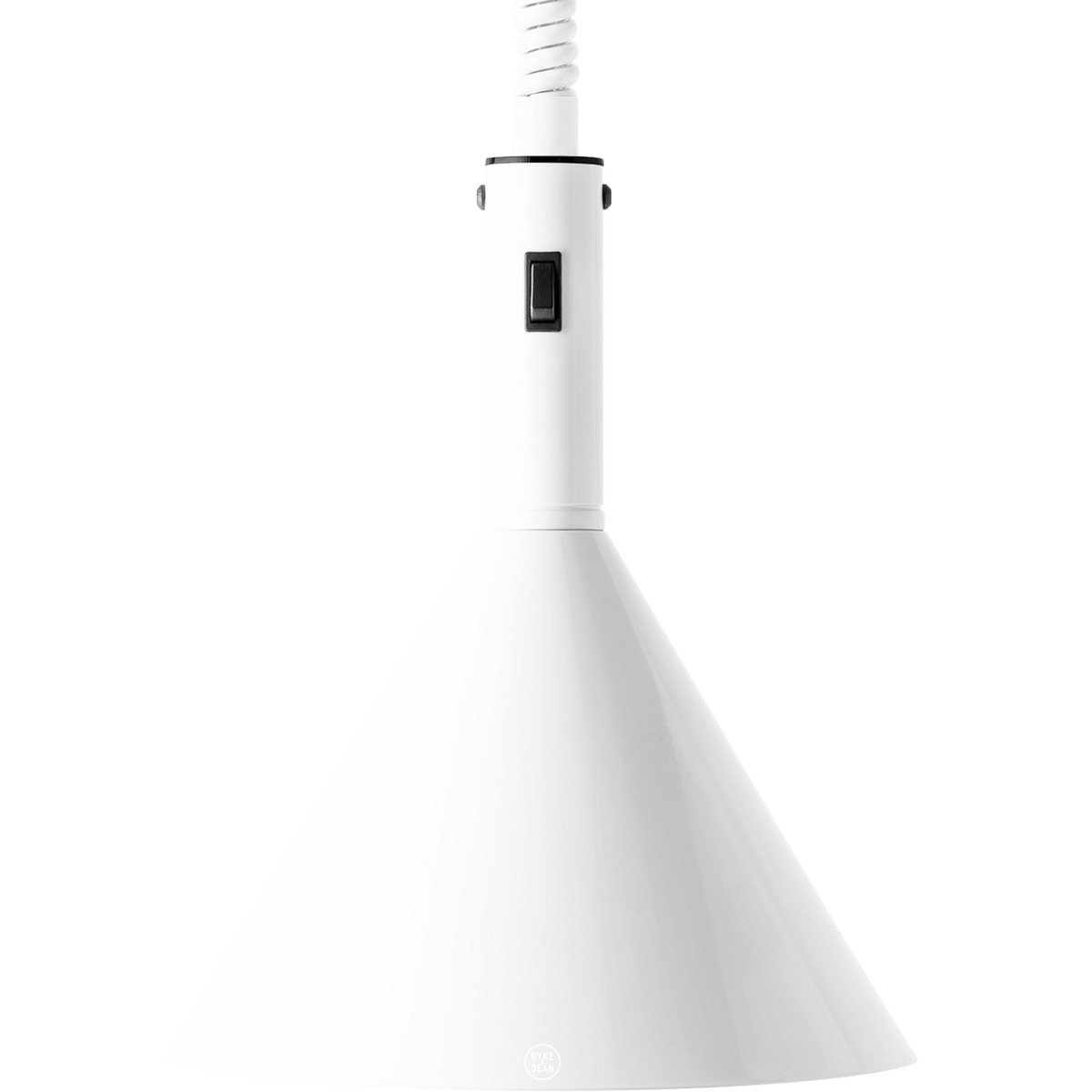 WHITE STAY HOT HEAT LAMP PENDANT TRATTORIA 1223