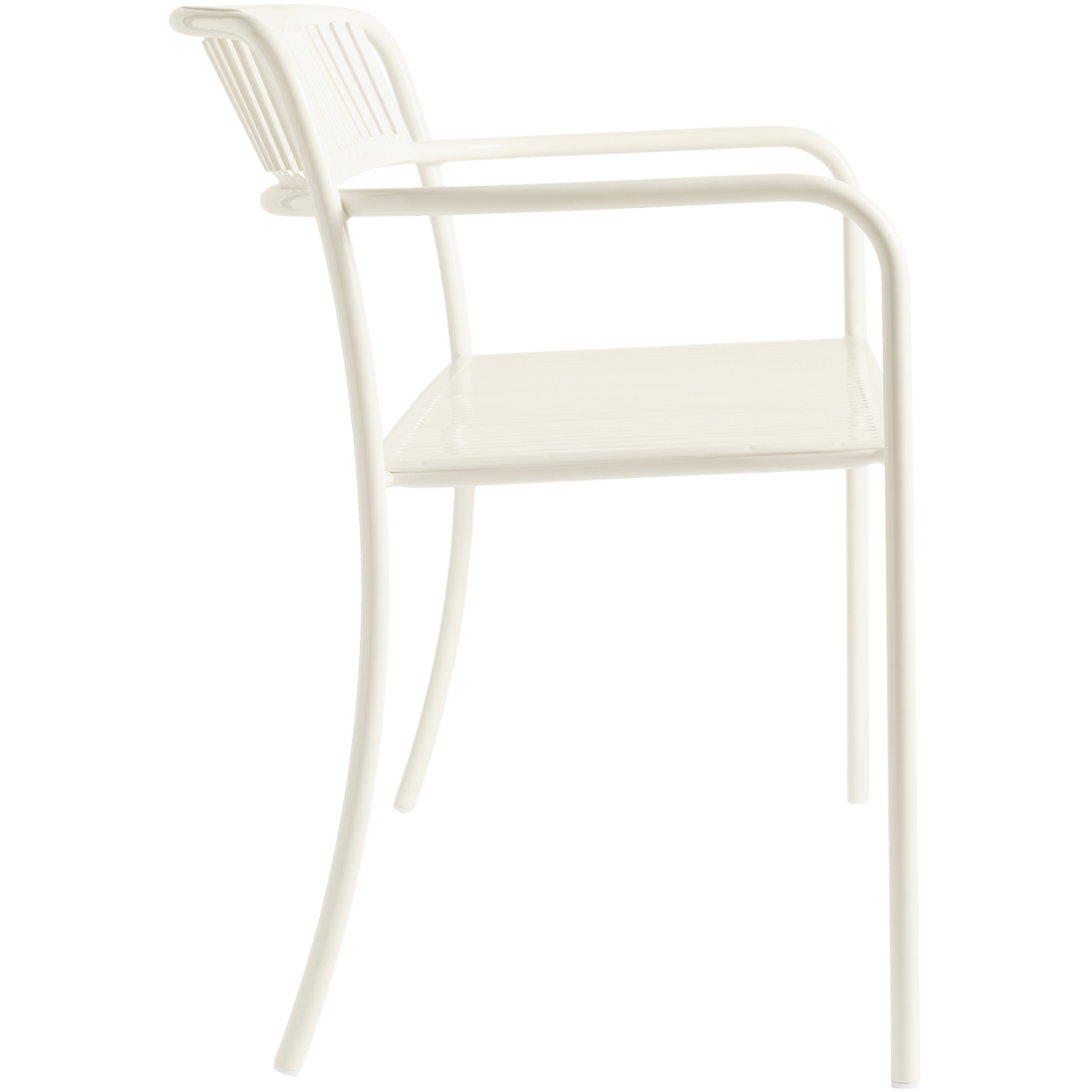 TOLIX PATIO BENCH WITH BACKREST