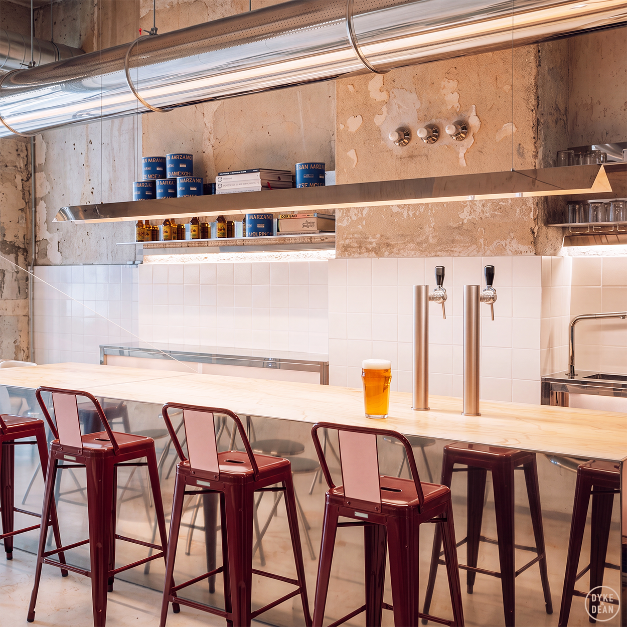 TOLIX HPD65 BAR STOOL