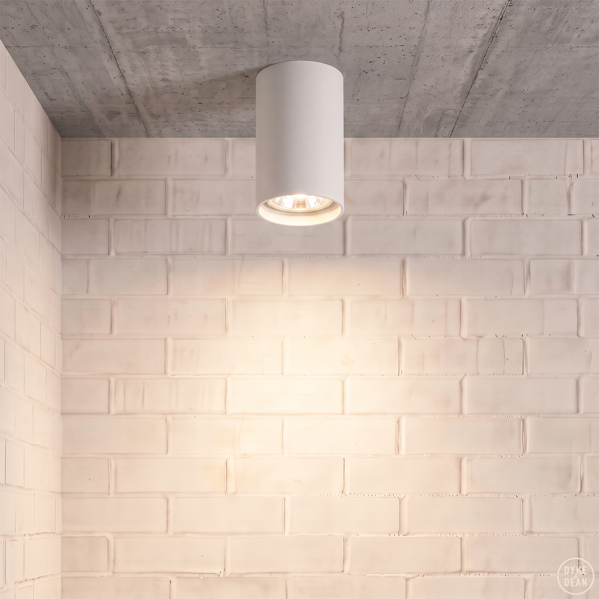 DECKENZYLINDER-SPOT-LAMPE WEISS