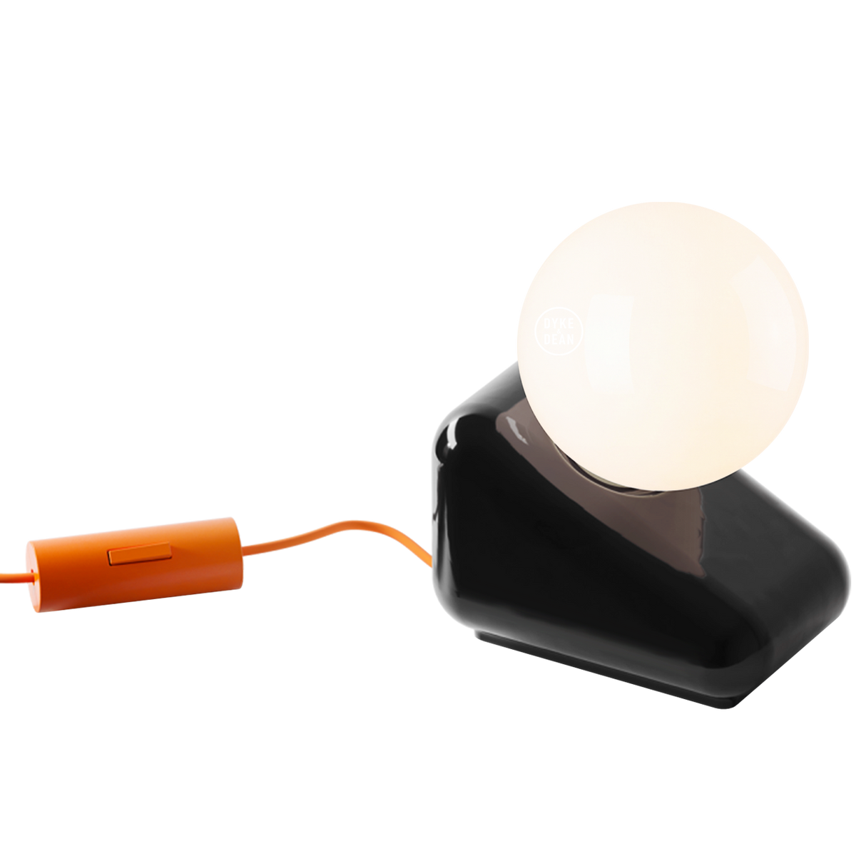 FLIP CERAMIC OPAL GLOBE TABLE LIGHT