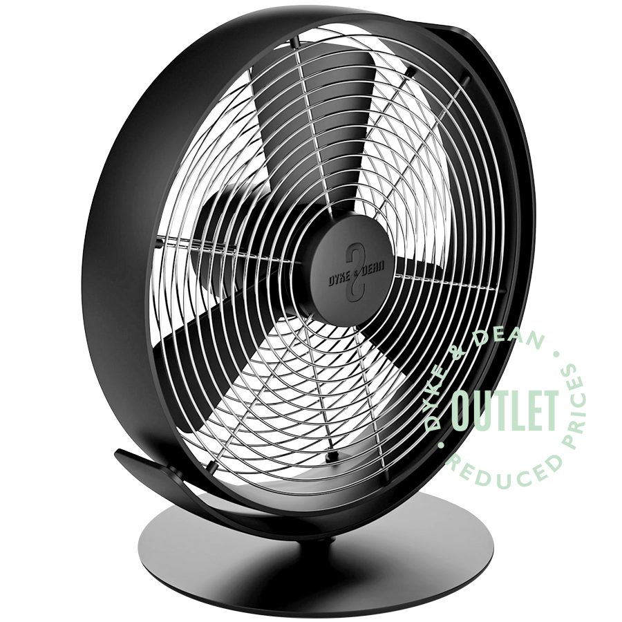 BLACK USB PORTABLE DESK FAN OUTLET