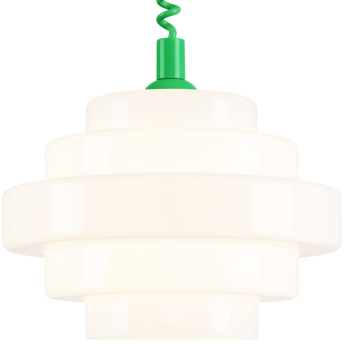 SMALL BAUHAUS OPALINE RETRACTABLE CORD LIGHT
