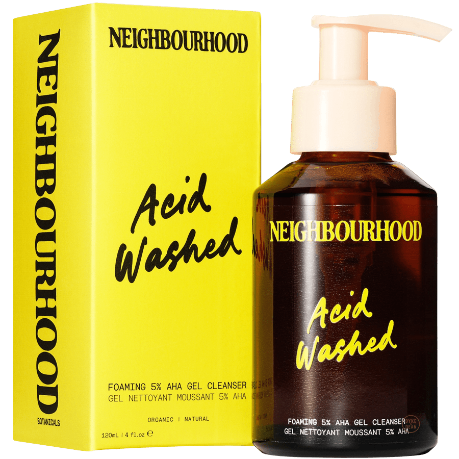 ACID WASHED FOAMING 5% AHA GEL CLEANSER 120ML - DYKE & DEAN