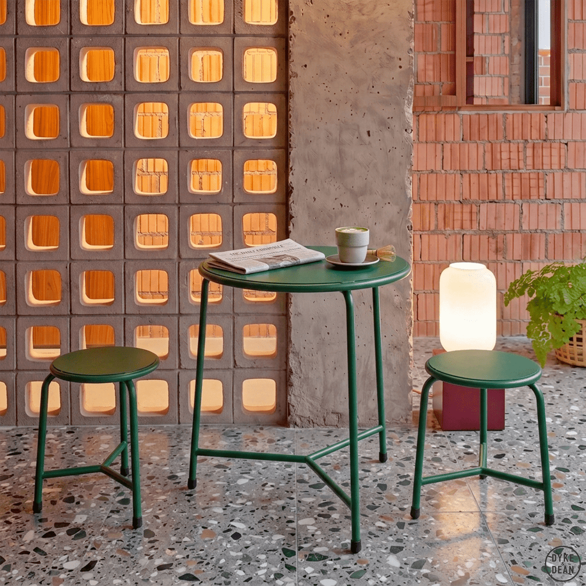 ADICO AÇO BAR STOOL - DYKE & DEAN