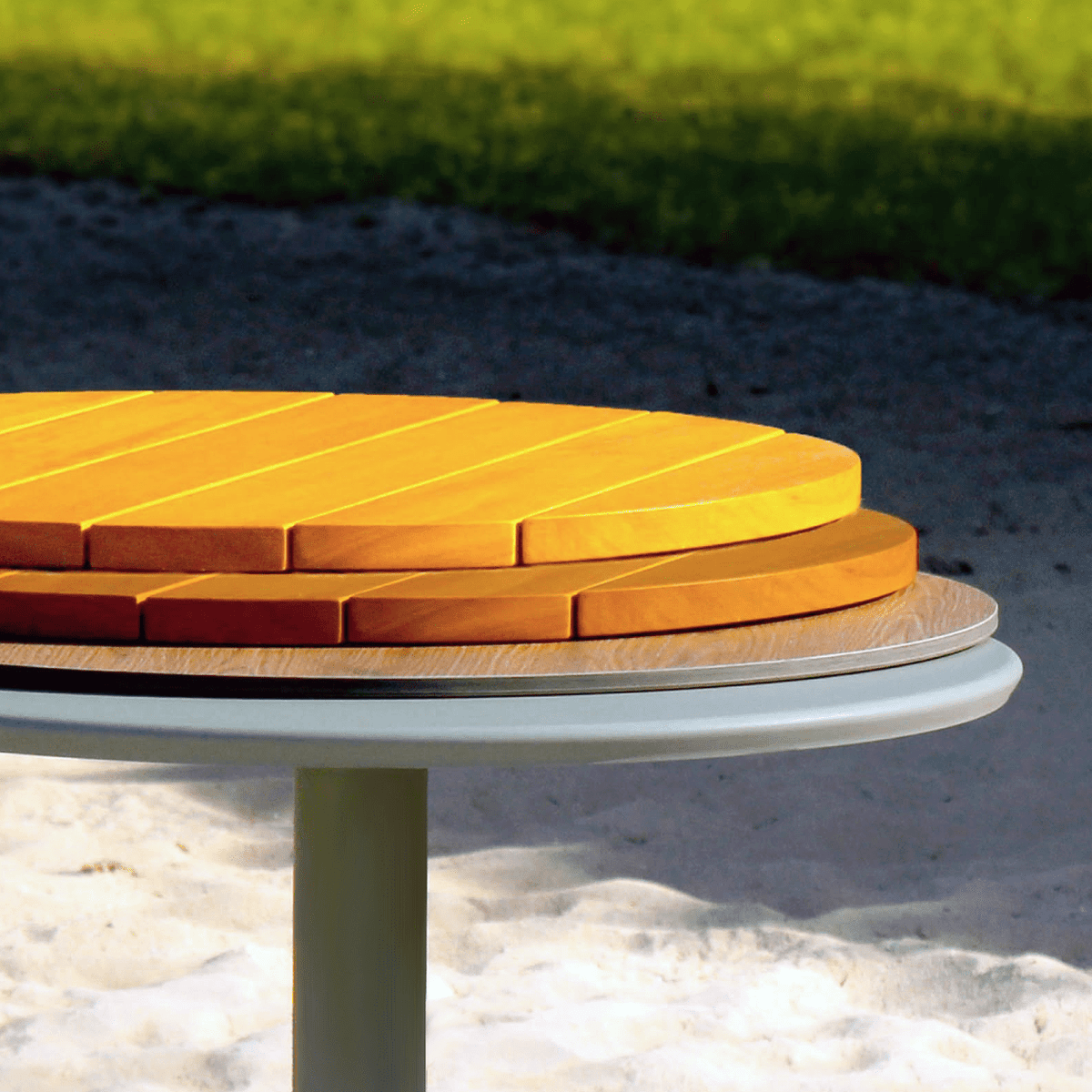 ADICO PLANA ROUND FOLDING HIGH TABLE STEEL - DYKE & DEAN