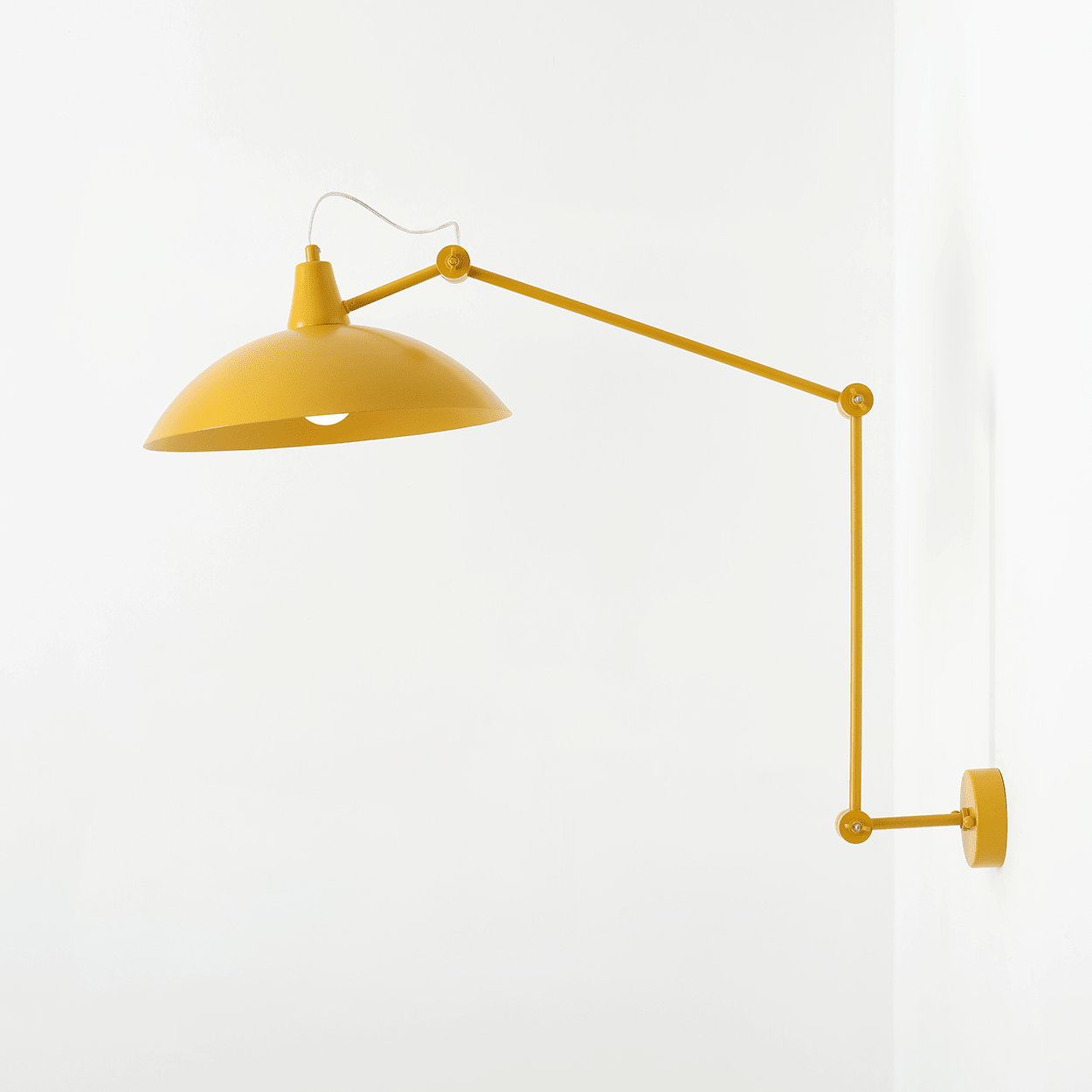 ADJUSTABLE WALL CEILING LIGHT MELOS YELLOW - DYKE & DEAN