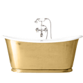 ANTICA ENAMEL CAST IRON BATHTUB BRASS - DYKE & DEAN