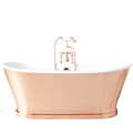 ANTICA ENAMEL CAST IRON BATHTUB COPPER/ SILVER/ GOLD FOIL - DYKE & DEAN