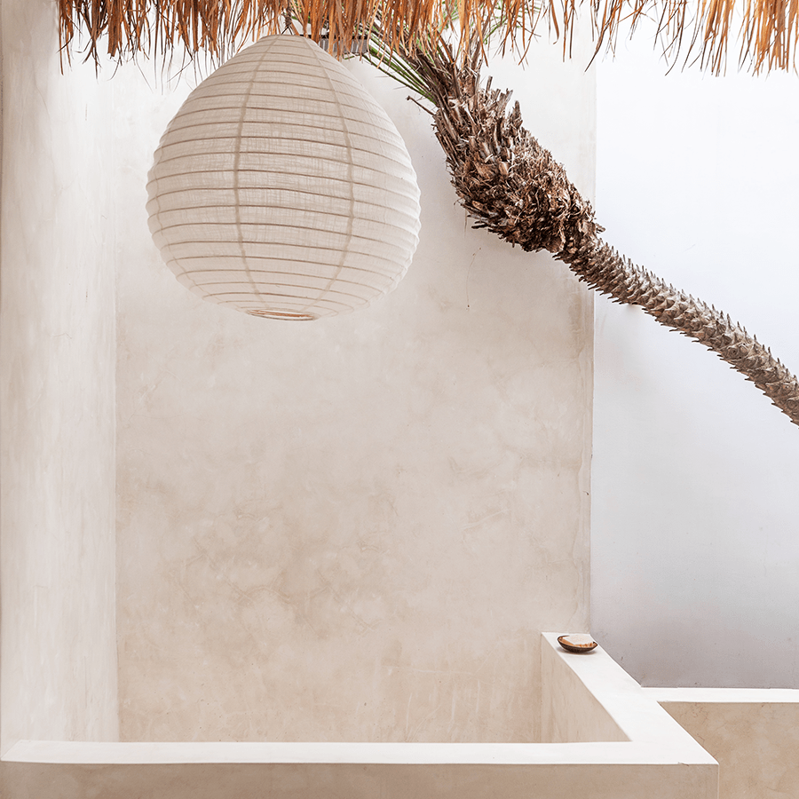 BALI LINEN LIGHT SHADE 35CM - DYKE & DEAN