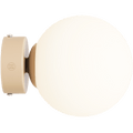 BALL GLOBE OPAL WALL CEILING LIGHT BEIGE - DYKE & DEAN