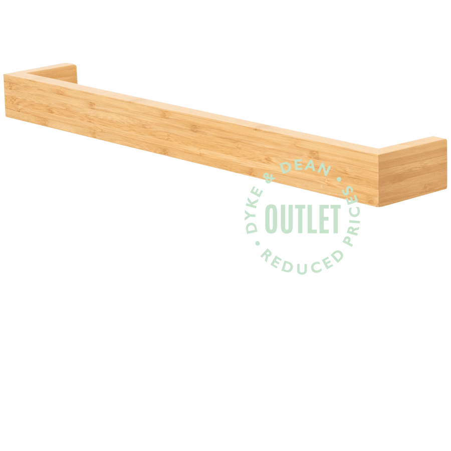 BAMBOO SLIMLINE HAND TOWEL RAIL OUTLET - DYKE & DEAN