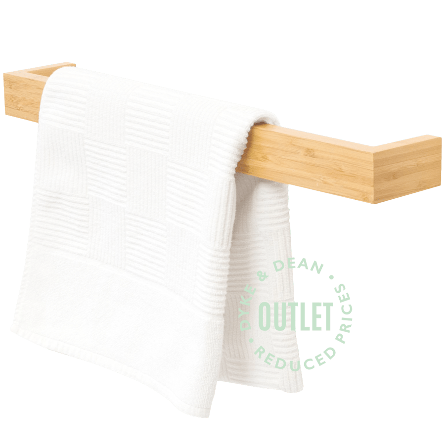 BAMBOO SLIMLINE HAND TOWEL RAIL OUTLET - DYKE & DEAN