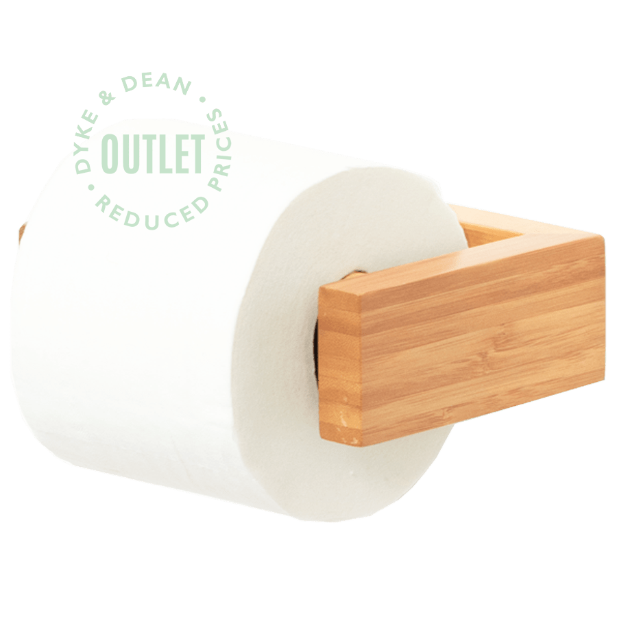 BAMBOO TOILET ROLL WALL HOLDER OUTLET - DYKE & DEAN