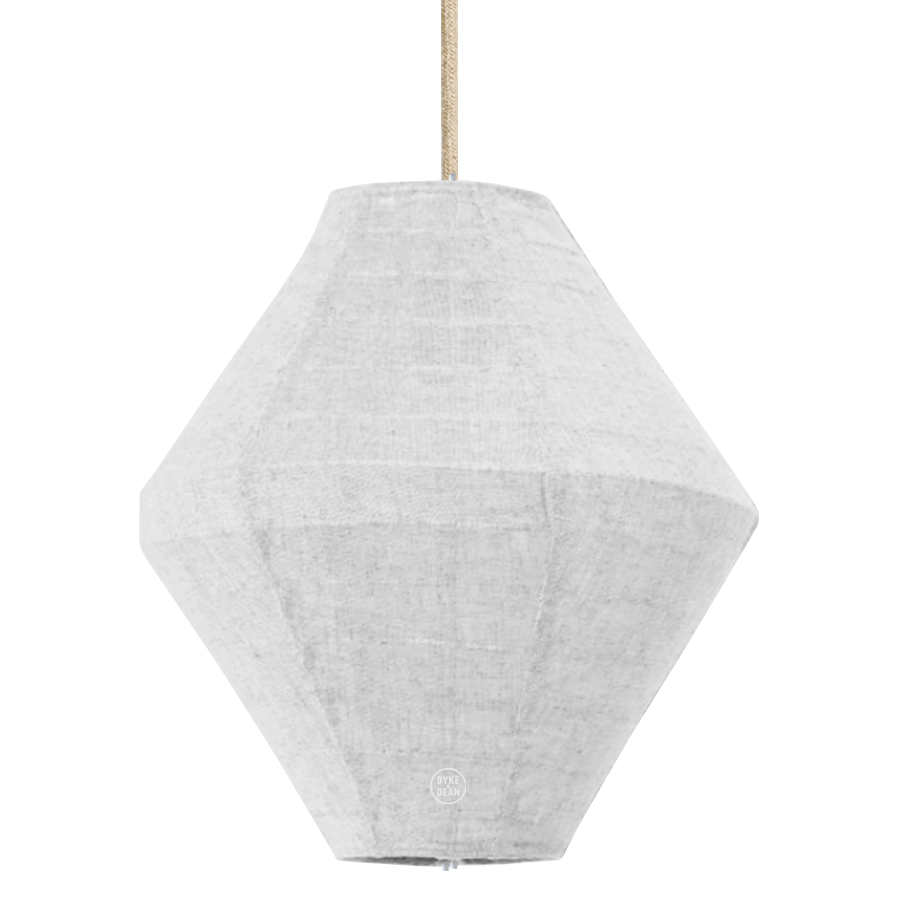 BELLA NATURAL LINEN LIGHT SHADE - DYKE & DEAN