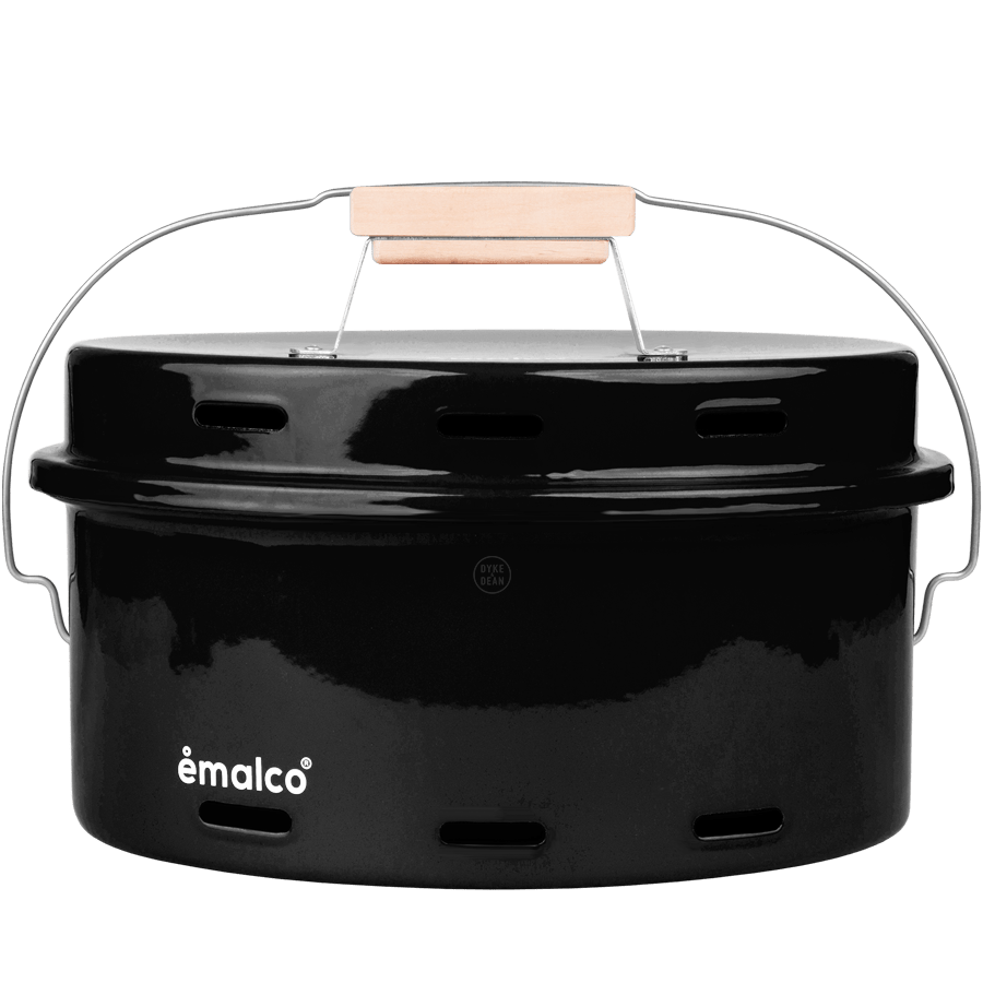 BLACK ENAMEL BARBEQUE - DYKE & DEAN