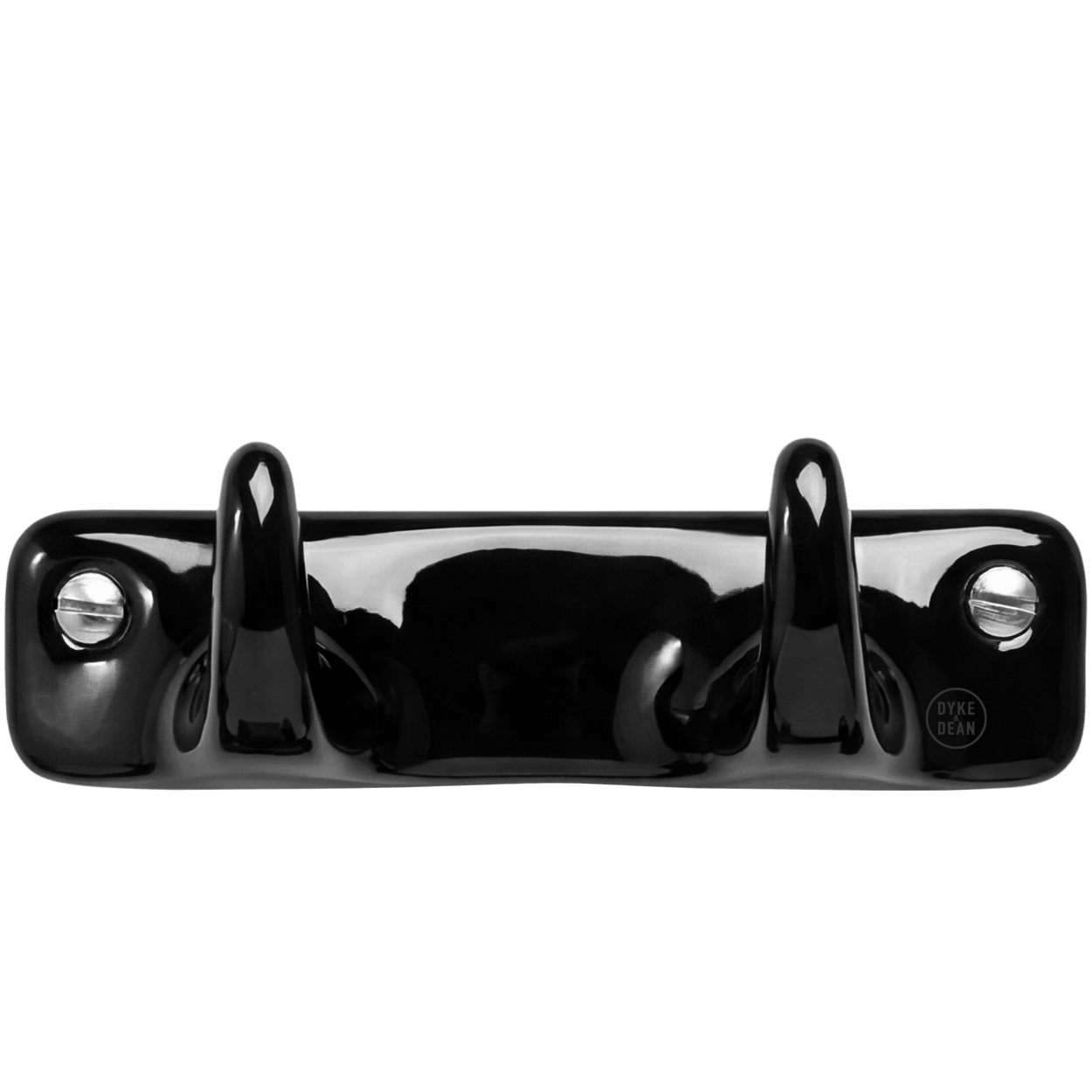 BLACK PORCELAIN HOOK 2 - DYKE & DEAN