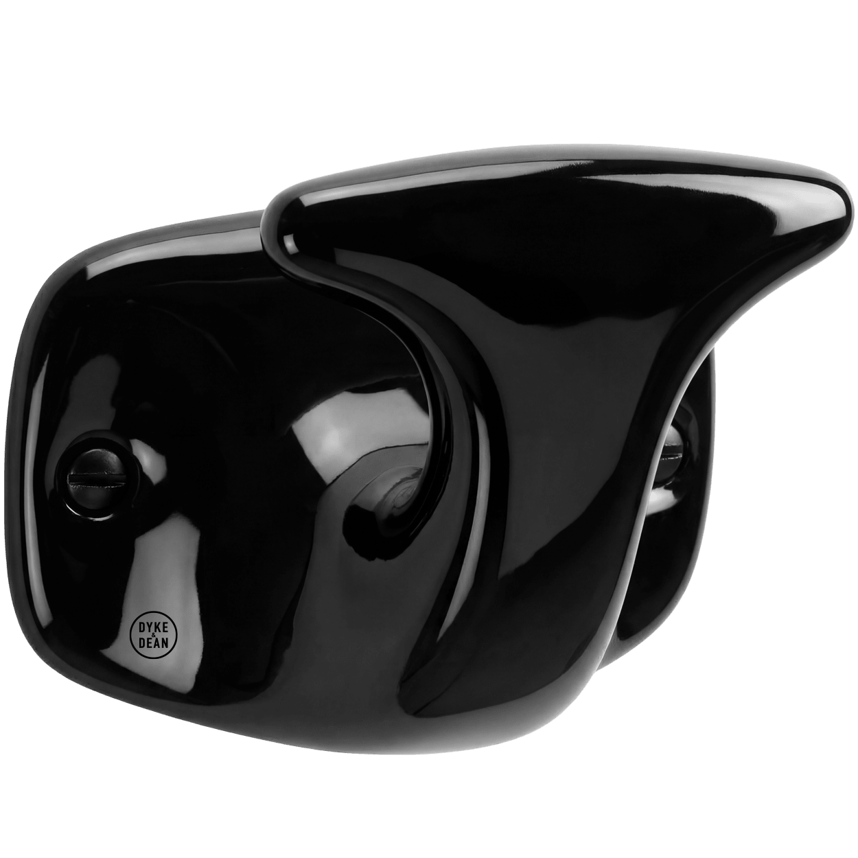 BLACK PORCELAIN ROBE HOOK - DYKE & DEAN